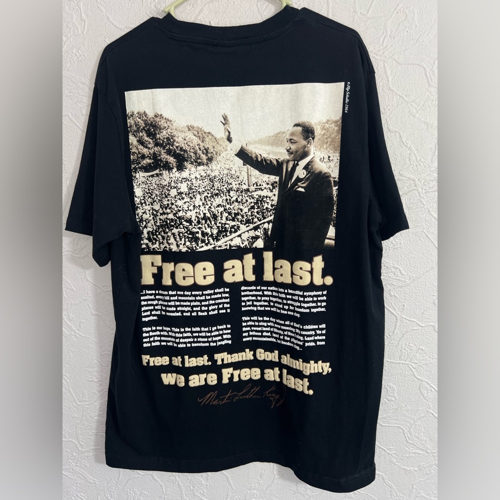 Martin Luther King x Shoe Palace LE MLK I Have A Dream Shirt Free At Last SZ XL